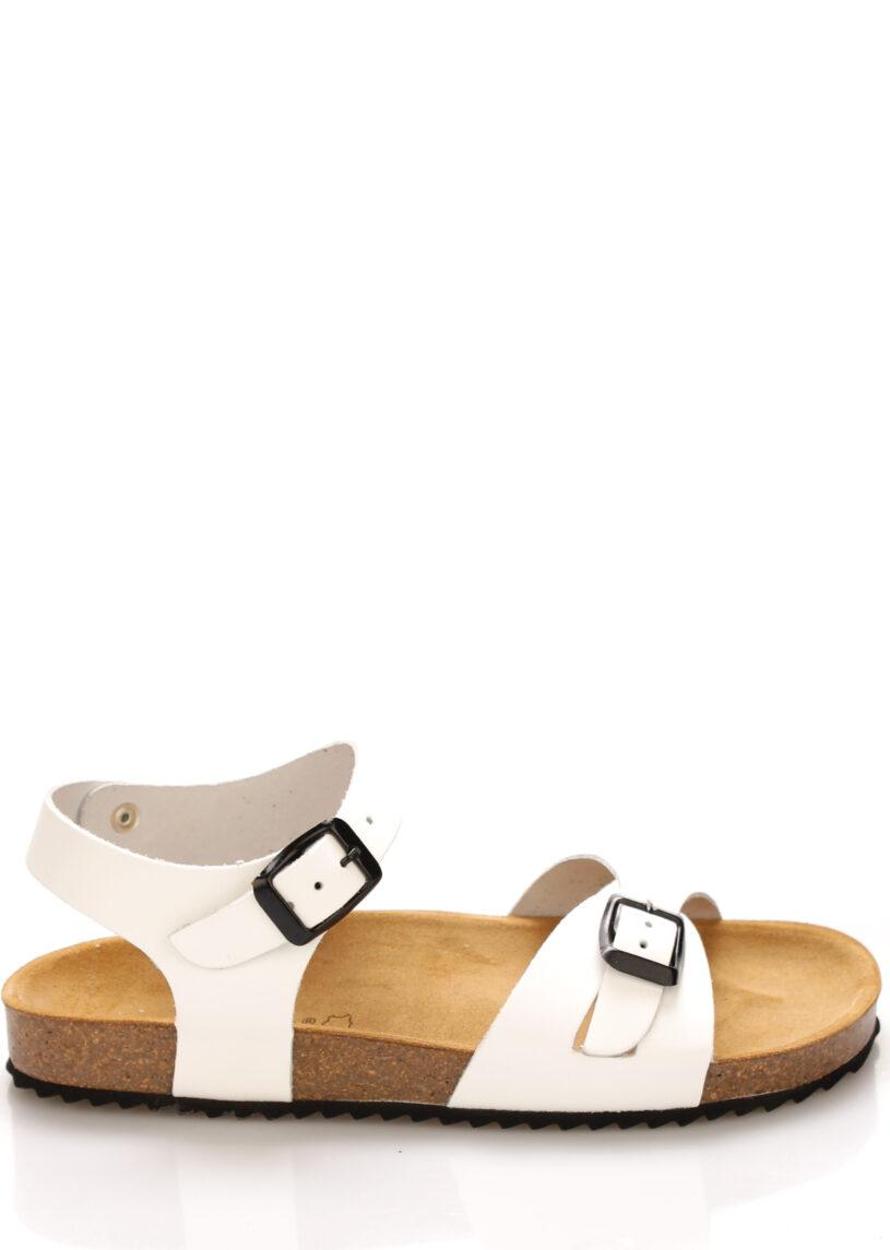 Bílé kožené zdravotní sandály EMMA Shoes Velikost: 40