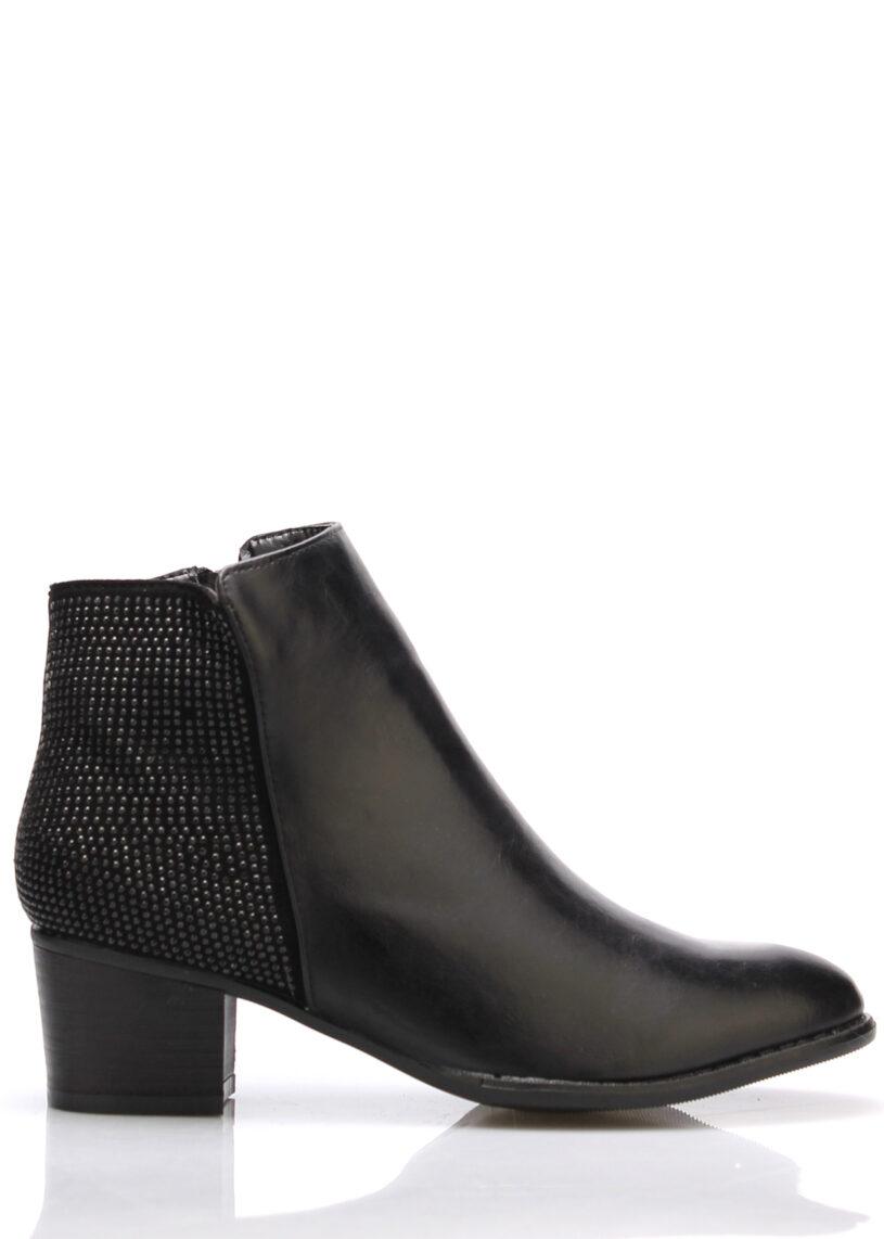 Černé elegantní boty na podpatku Claudia Ghizzani Velikost: 38